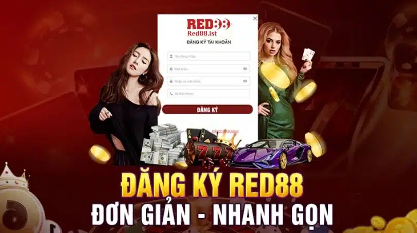 Hướng dẫn các bước đăng ký tài khoản tại Red88 